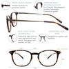 Umizato Blue Light Glasses Unisex Hudson Blocking Computer Acetate Tortoise NEW