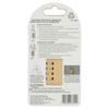 Brink's COMBO 4-DIAL COMBINATION RESETTABLE PADLOCK 30mm SOLID BRASS Weather-Res