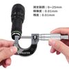 Proster Digital Micrometer 0-25mm 0.01mm Outer Micrometer Micrometer Thickness Gauge with Case
