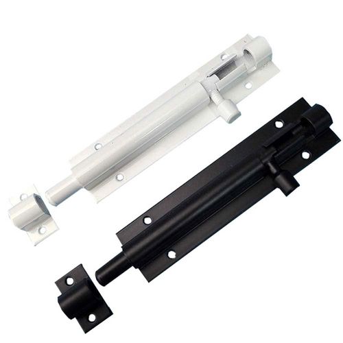 2 Pcs Sliding Barrel Bolts, Round Bar Latches, Safety Door Bolts, Slide Latches, Anti-Theft, Fire Door Latch Bolts, Gate Interior Lock, Easy Installation, Various Doors For Furniture