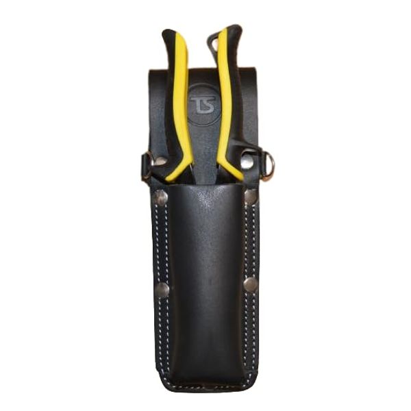 TS Black Leather Tin/Aviation Snips Tool Belt Holder