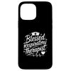 Blessed Respiratory Therapist, Pulmonary Techn RT Nursing Case for iPhone 13 Pro Max
