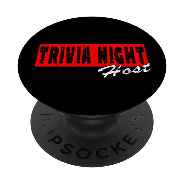Trivia Night Host - Fun Trivia Night Game Lover PopSockets Swappable PopGrip