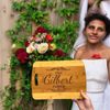 Customized Last Name Cutting Board 14''x9.5''x.5'' Bamboo