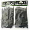 200 GRIP TOOLS 8" SCREW HOLE MOUNT UV BLACK NYLON WIRE CABLE ZIP TIES #54430