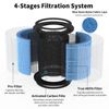 4-Pack AP0601 True HEPA Replacement Filter Compatible with AIRTOK AP0601 Puri...
