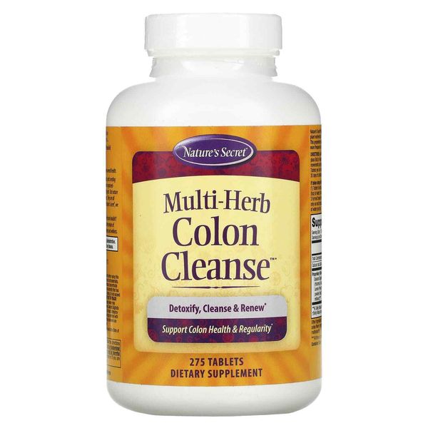 2 X Nature's Secret, Multi-Herb Colon Cleanse, 275 Tablets