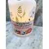4” LED Spring Pillar Candle On/Off Switch-Flickering Effect-Brand New-SHIP 24HRS