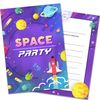 Olivia Samuel 20 x Space Party Invites from A6 Double Sided Cards with Envelopes