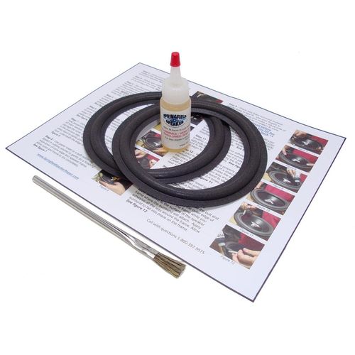 Realistic Optimus 6.5" Foam Surround Edge Repair Kit - 2 Speaker Kit - Compatible with 1666, 1668, 40-1242, 40-1011, 40-12850, 40-2091, Nova 14, STS-65, Many More