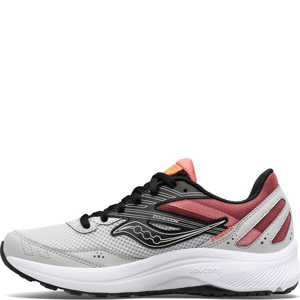 Saucony Women's Cohesion 15 Running Shoe, Fog/Sunstone, 10.5