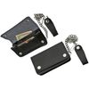 SZCO Supplies Biker Wallet, Small, Black