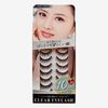 CLEAR EYELASH False Eyelashes, Pine, Large Capacity, 10 Pairs (Doll Type)