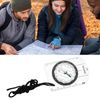 PATIKIL Orienteering Compass, Hiking Backpacking Compass with Declination Scale Map Compass for Camping and Survival Navigation, White