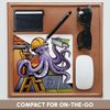 3dRose, Funny Cool Octopus Cleaning Gutters Yard Work Abstract Gutter Cleaner, Mouse Pad