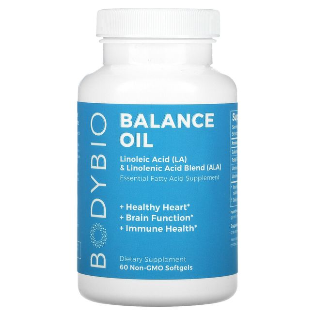 Balance Oil, Linoleic Acid (LA) & Linolenic Acid Blend (ALA), 60 Non-GMO