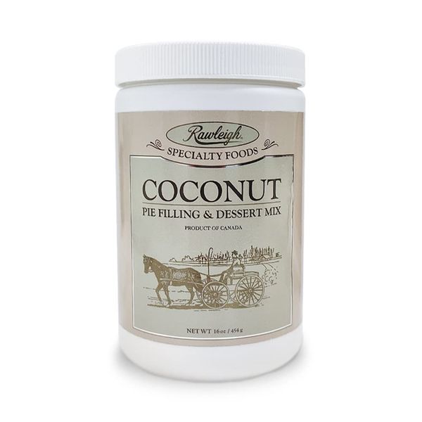 Rawleigh Coconut Pie Filling & Dessert Mix: 16 oz (Pack of 1) Coconut Pie Mix, Coconut Dessert Pie, Coconut Instant Pie, Coconut Dessert, Coconut Instant Dessert, Coco Pie