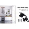 20pcs Kitchen Cabinet Hinges Overlay Self Closing Face Mount Cupboard Door Hinge