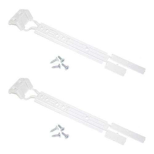 Ufixt 2 x Universal Integrated Sliding Door Hinge Mounting Kit Fits Diplomat, Electrolux, Essentials, Frigidaire, Gorenje, Haier, Hoover, Hotpoint, Howdens and Hygena