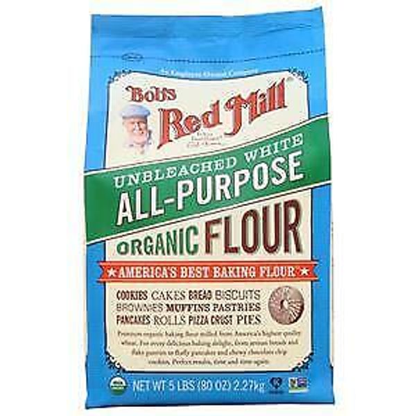 Bob's Red Mill Unbleached White All-Purpose Organic Flour  80 oz