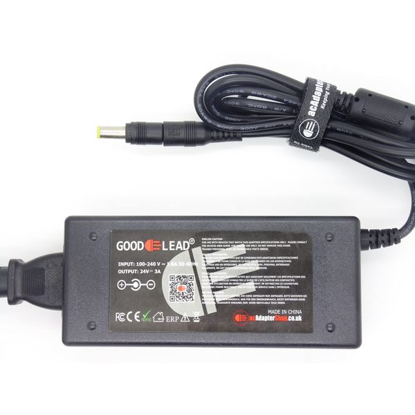 Replacement 24 Volt DC 1.7A For LG 22LE3300 22inch Widescreen HD Ready LED TV