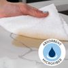 S&T INC. 50 Pack 11.8" x 11.8" Microfiber Cleaning Cloth with Box, Bulk Micro...