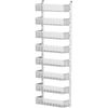 8-Tier over the Door Pantry Organizer with Mesh Baskets, Adjustable & Stable Han