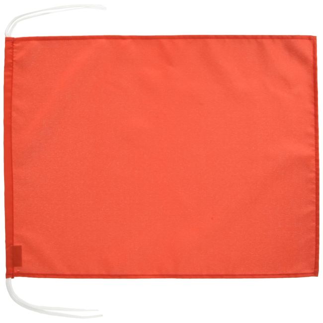 TOMAC IHP-03-05 Polyester Colored Flag with Cord, Red, 13.8 x 17.7 inches (35 x 45 cm)