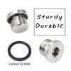 M12 1.25mm Oxygen Sensor Remove Socket Sensor Blanking Plug Hex Bolt Bung Plug for Motorcycles, Cars