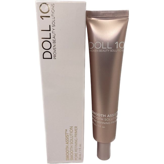 Doll 10 Smooth Assist Pore Refining Primer 1 oz NEW WITH BOX Free Shipping!