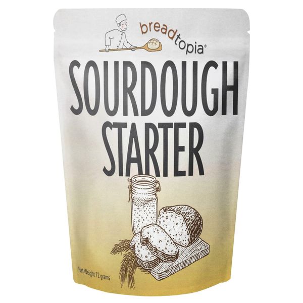 Breadtopia Sourdough Starter | Made from Organic & Non-GMO Ingredients | Easy to Follow Instructions | Make Homemade Sourdough Bread | Sour Dough Starter