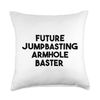 Future Jumpbasting Armhole Baster Throw Pillow