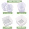Country Trading Co. Cheese Maker Mould Set of 5 - Baskets for Making Ricotta Quark Cottage and Small Soft Goats Cheeses – Also Great for Paneer Press and Basic Vegan Cheeses – Made in Italy