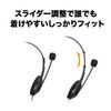 Audio Technica ATH-101 USB USB Headset, Monaural, Type-A Type-C Compatible, Noise Cancelling Microphone, Hand Controller, Antibacterial and Deodorizing, Slider Adjustment