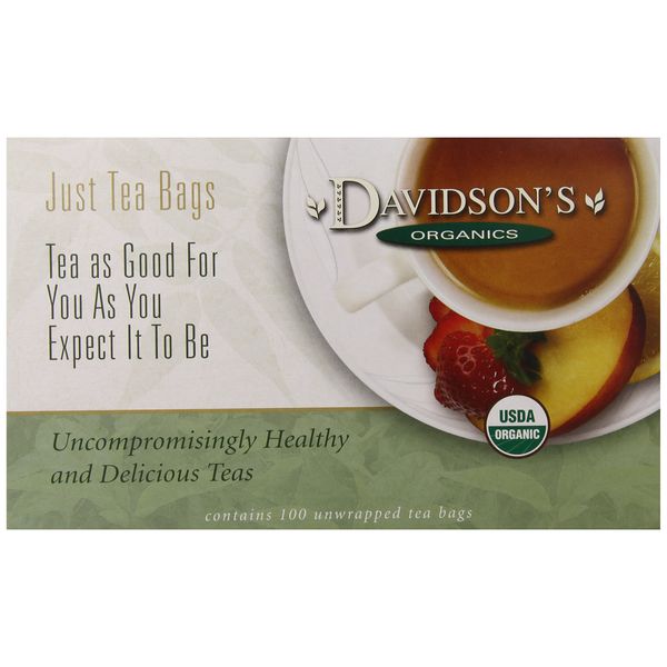 Davidson's Organics, Genmaicha, 100-count Unwrapped Tea Bags