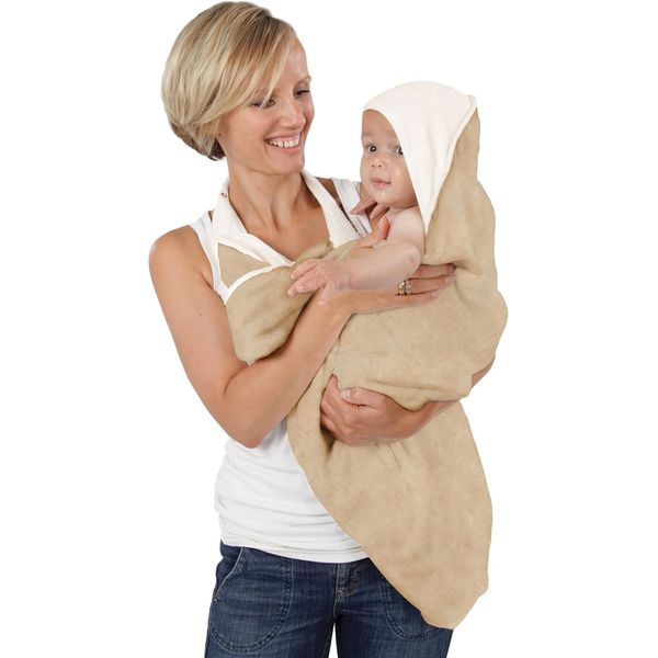 Cuddledry Apron Bath Towel (Oatmeal)