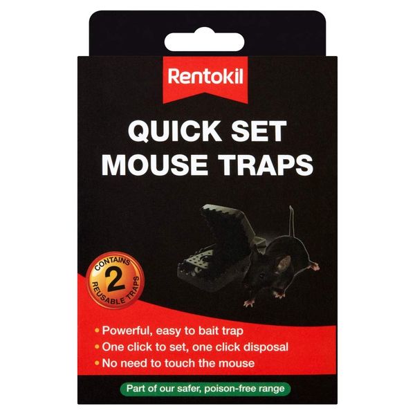 Rentokil FQ26 quick set mouse trap (set of 2)