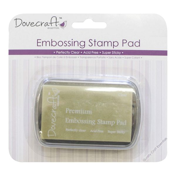 Dovecraft Essentials - Premium Clear Embossing Stamp Pad