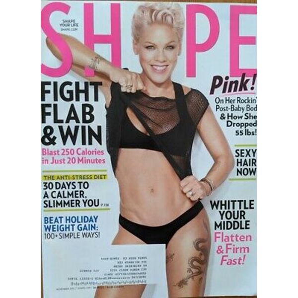 Pink Rockin' Body Shape Magazine Nov 2012 Anti-Stress Diet