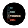Gamer pc gaming video game repeat VR HEADSET gamer PopSockets Swappable PopGrip