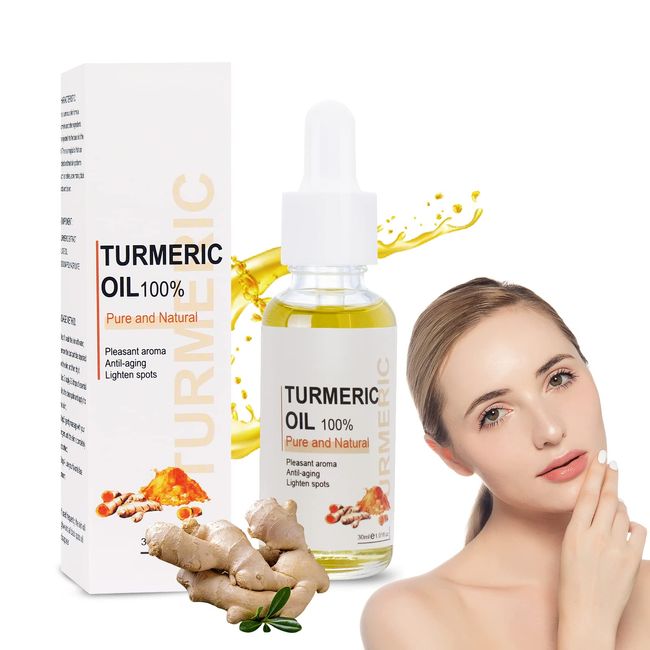 Kurkuma Serum zur Korrektur dunkler Flecken, Kurkuma Reparatur Gesichtsserum, Dark Spot Corrector Remover Serum Zur Behandlung Von Gesichtsmelasma