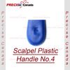 PRECISE CANADA Blue Color Plastic Handle, Scalpel Handle # 4