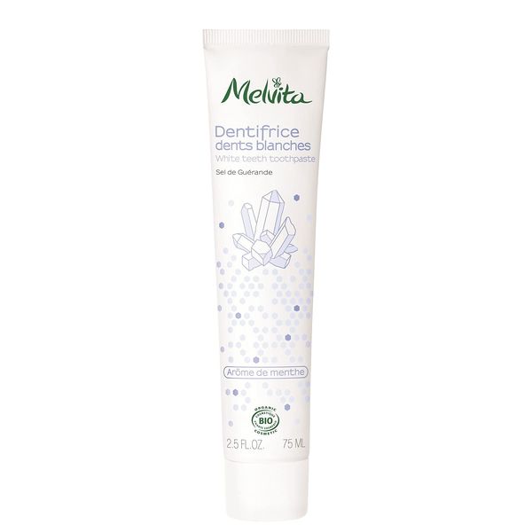 Melvita Essence BIO White Toothpaste 2.5 fl oz (75 ml) Toothpaste Organic Mint White 1 Piece