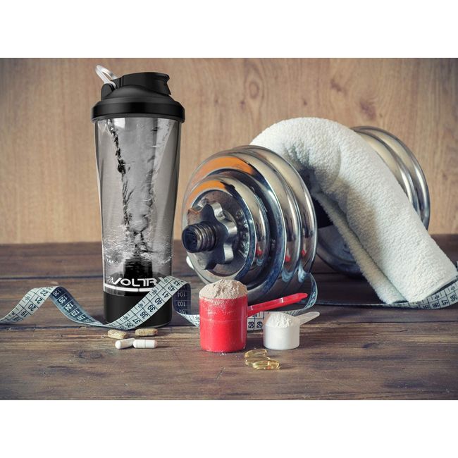 VOLTRX Premium Electric Protein Shaker Bottle, Made with Tritan