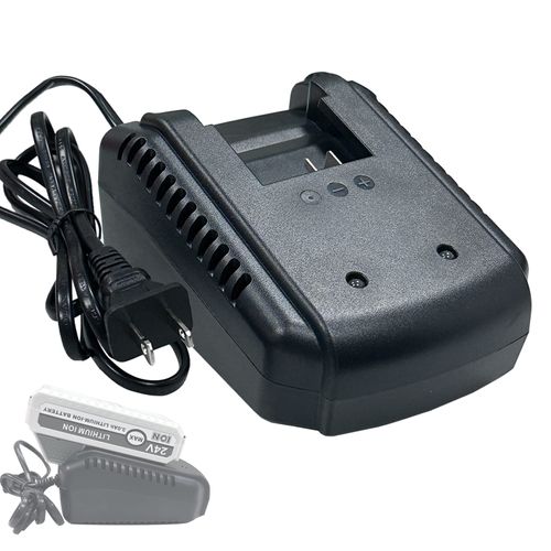 Remate Replacement 24V-2AMP-SK1R Starter Rapid Charger for Snow Joe & Sun Joe 24V Battery & VOLTASK 24V Battery with LED Flashing Indicator Lights