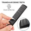 uxcell Folding Comb, Portable Travel Hair Comb Double Comb Mini Hair Brush for Thin/Thick Hair for Women and Men (Black)