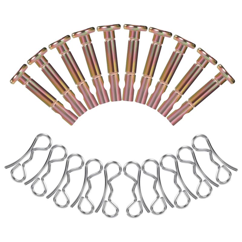 10 Sets of Shear Pins & Cotter Pins for Snowblower - 738-04124 and 714 ...
