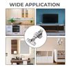 20pc Soft Close Cabinet Door Hinges Self Closing Frameless Cabinet Hidden Hinges