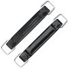 DDHOMIN 4 PCS Black Plastic Pull Handles for Luggage Trunk Suitcase