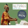 Refugee Bath Co. Mens Variety Bath Bombs, 2.5 oz Each, Cocoa Butter and Plant Based Ingredients, Vegan, Support Refugee Employment in The USA, Made in The USA